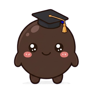 Graduation cap character